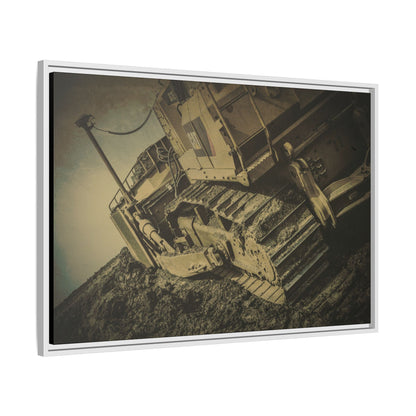 D7E Pushing Incline  | Photo Art on Framed Canvas