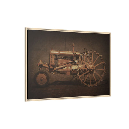 Vintage Ford Fordson Steel Wheel | Wall Art on Framed Canvas