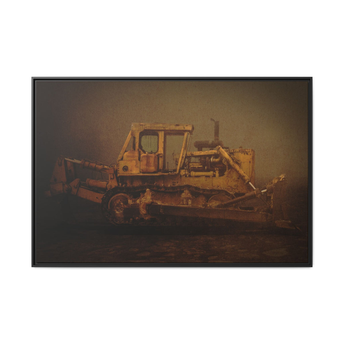 Classic D8 Dozer | Framed Wall Art on Stretched Canvas