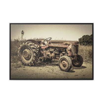 Vintage Massey Ferguson MF 35 - Framed Wall Art on Canvas