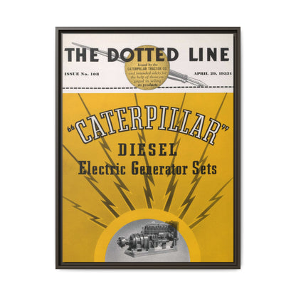 Electric Diesel Generator Sets | Matte Canvas Framed Wall Art