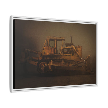 Classic D8 Dozer | Framed Wall Art on Stretched Canvas