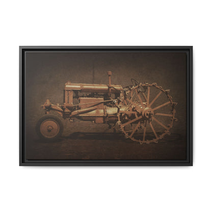 Vintage Ford Fordson Steel Wheel | Wall Art on Framed Canvas