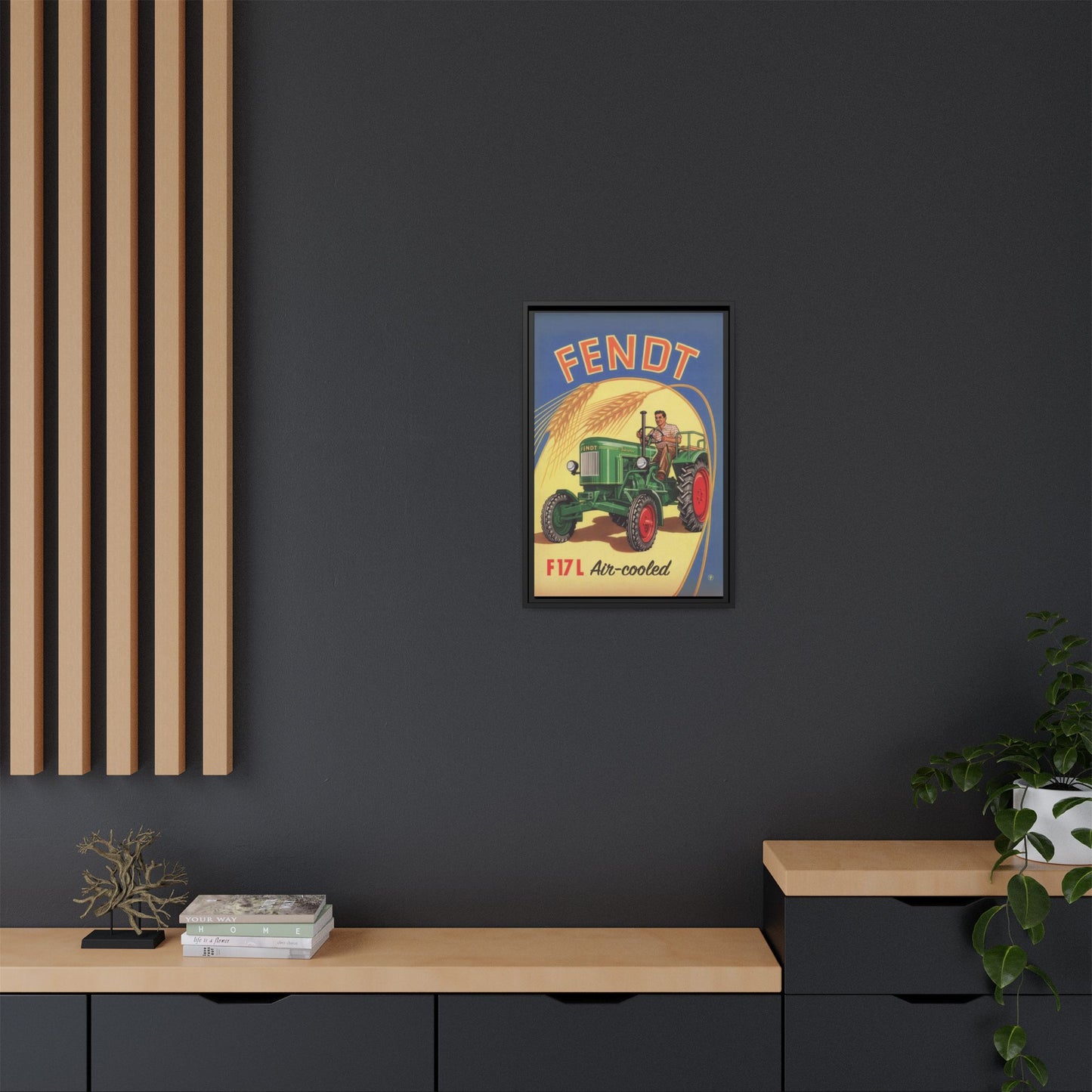 Vintage Fendt 12HP Advertisement | Wall Art on Framed Canvas