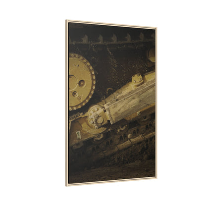D6 Undercarriage Closeup Triptych| Framed | Right Panel