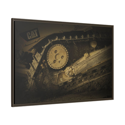 Dozer Track Detail | Photo Art on Framed Canvas