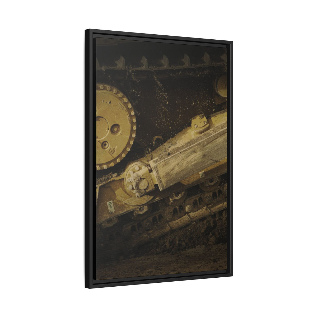 D6 Undercarriage Closeup Triptych| Framed | Right Panel