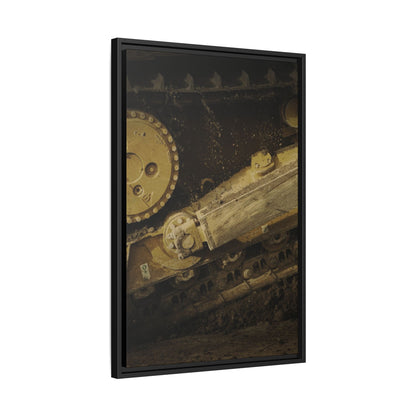 D6 Undercarriage Closeup Triptych| Framed | Right Panel