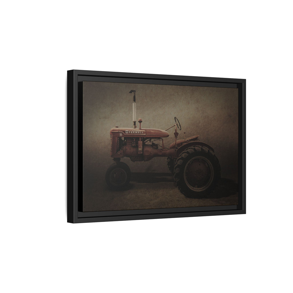 Vintage Farmall Model B Tractor | Framed Wall Art on Stretched Canvas