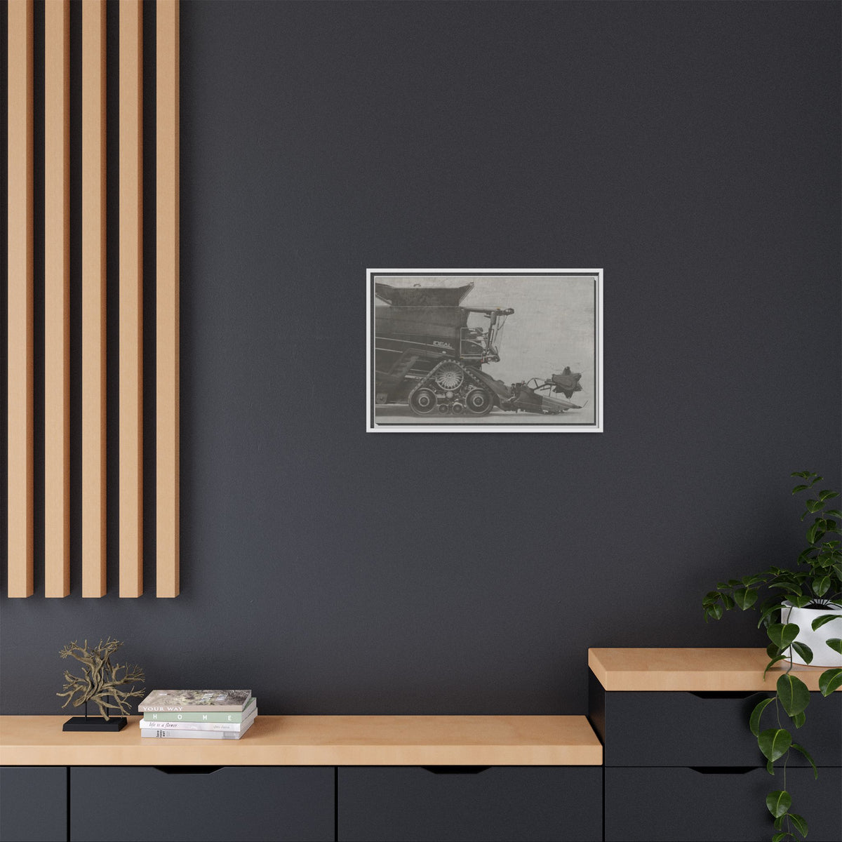 Fendt Ideal Side View | Framed Photo Wall Art on Canvas