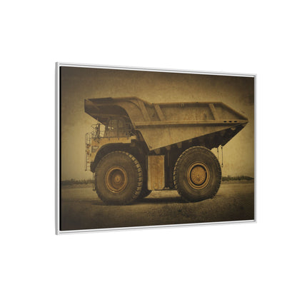 Big Wheel 795 Hauler Photo Art on Framed Canvas