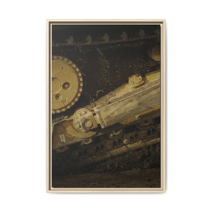 D6 Undercarriage Closeup Triptych| Framed | Right Panel
