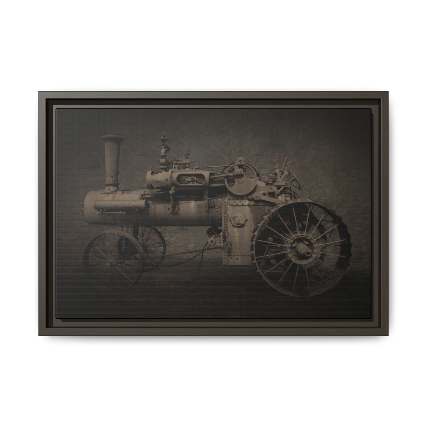 Vintage CASE 65 HP Tractor Photo Wall Art on Canvas