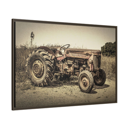 Vintage Massey Ferguson MF 35 - Framed Wall Art on Canvas