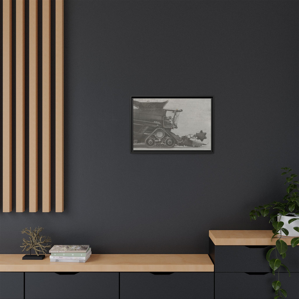 Fendt Ideal Side View | Framed Photo Wall Art on Canvas
