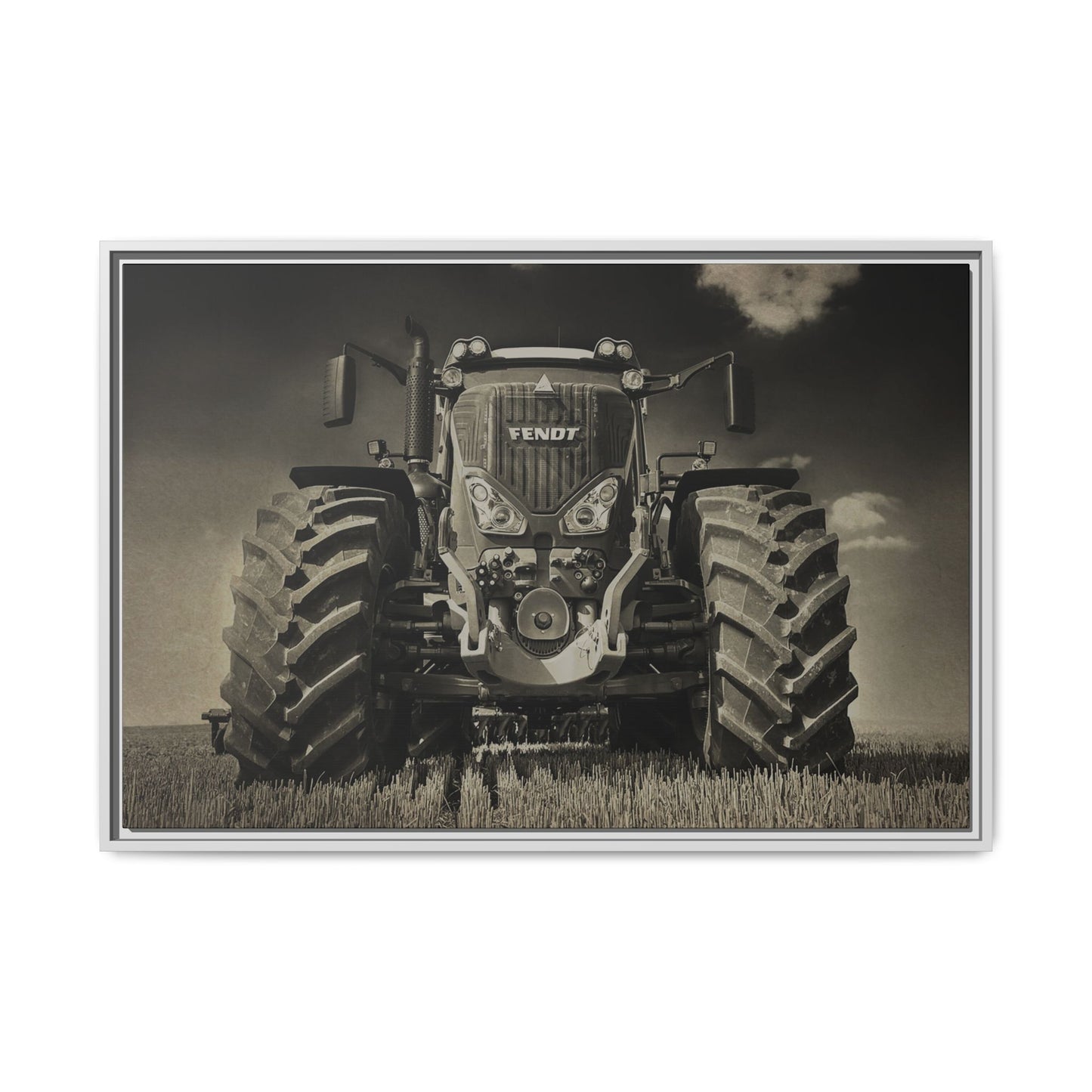 Fendt 800 Vario Coming At You | Framed Photo Wall Art on Canvas