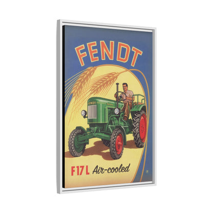 Vintage Fendt F17 L Advertisement | Wall Art on Framed Canvas