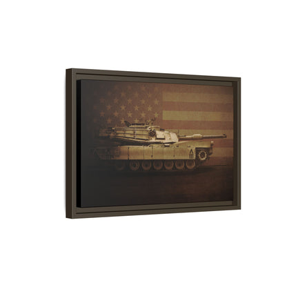 Abrams M1 Tank | Framed Wall Art on Stretched Canvas