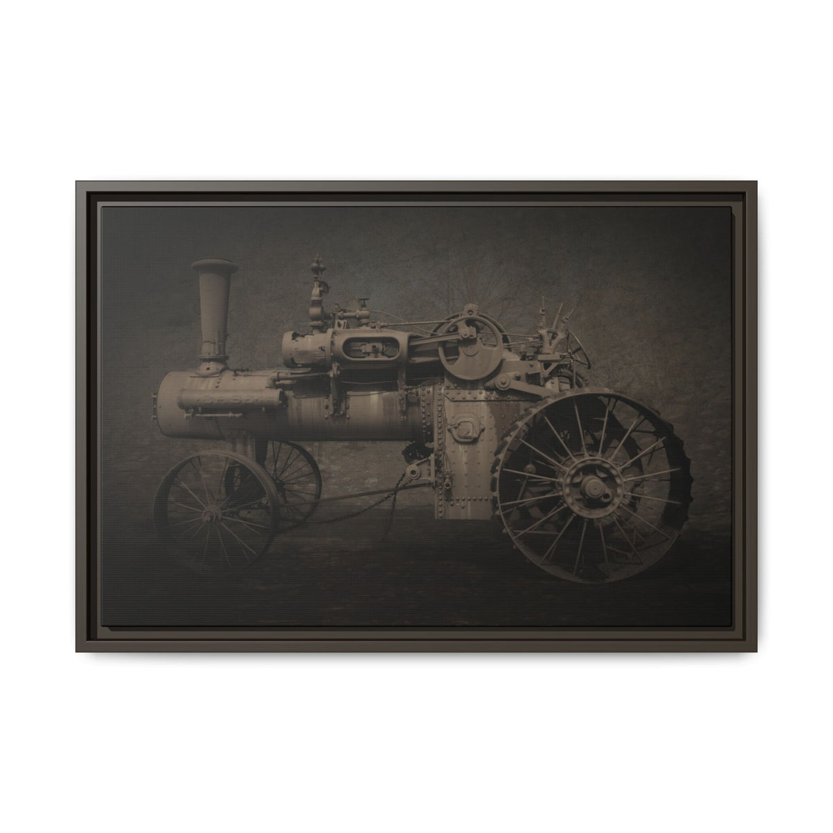 Vintage CASE 65 HP Tractor Photo Wall Art on Canvas