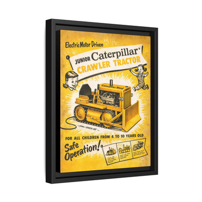 Junior Crawler Vintage Advertisement Art | Framed Wall Art on Canvas
