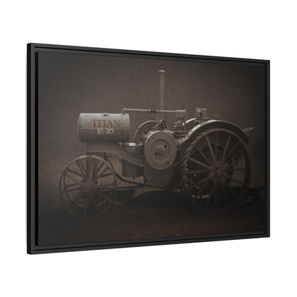 Vintage International Titan 10-20 Tractor | Framed Wall Art on Stretched Canvas