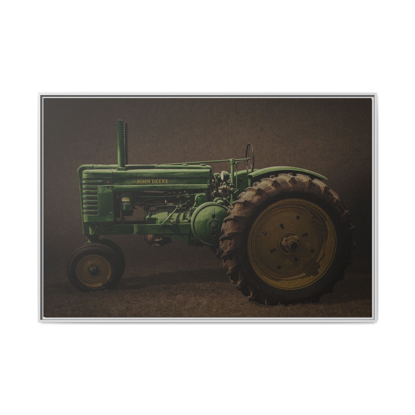 Vintage John Deere Model G | Framed Wall Art on Stretched Canvas