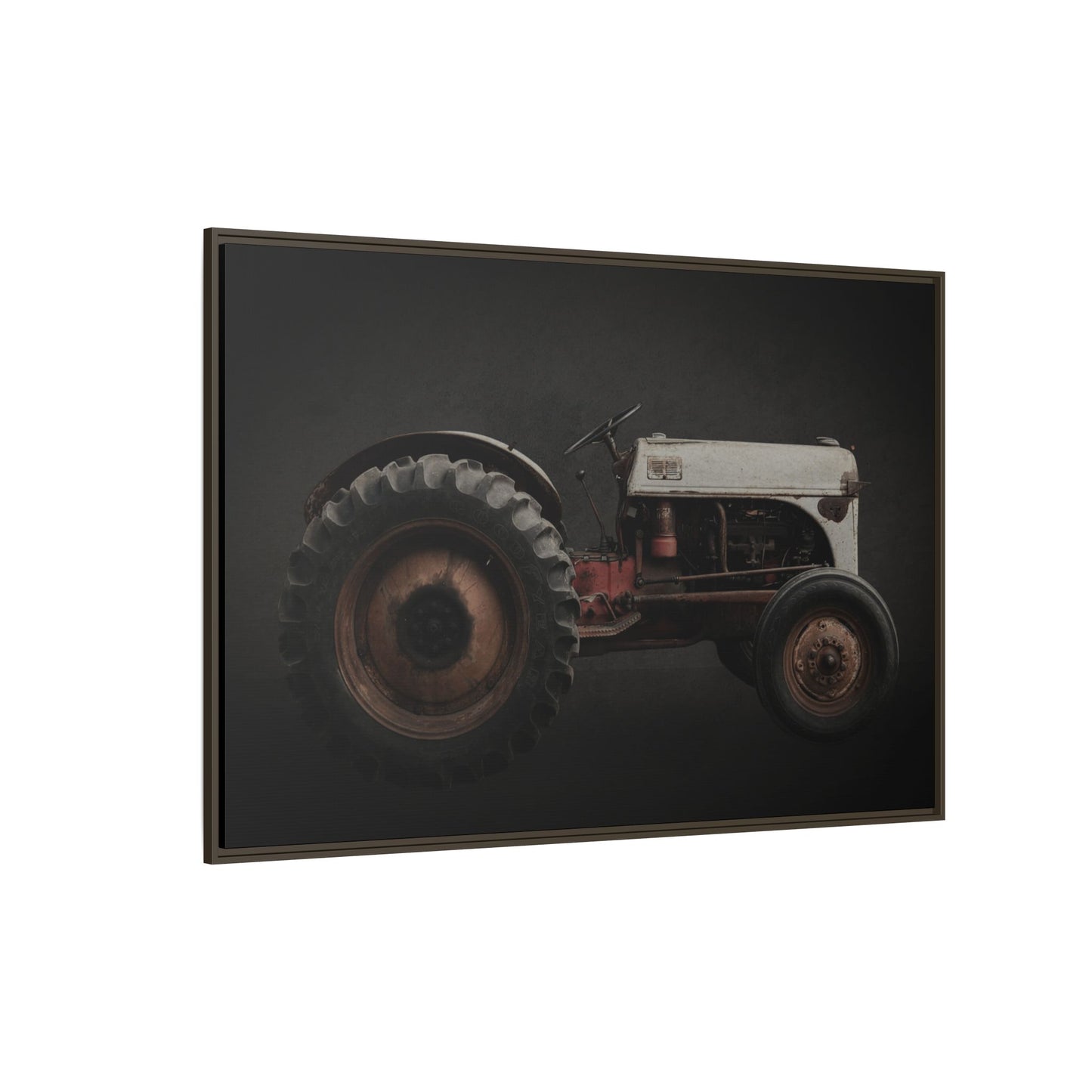 Vintage Ford 8N Tractor Photo Wall Art on Canvas