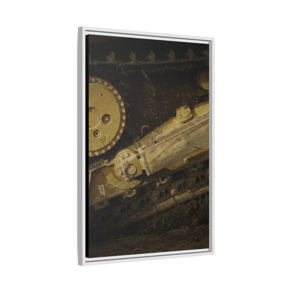 D6 Undercarriage Closeup Triptych| Framed | Right Panel