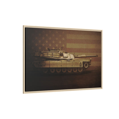 Abrams M1 Tank | Framed Wall Art on Stretched Canvas