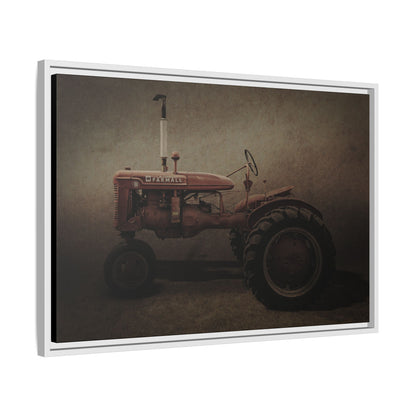 Vintage Farmall Model B Tractor | Framed Wall Art on Stretched Canvas