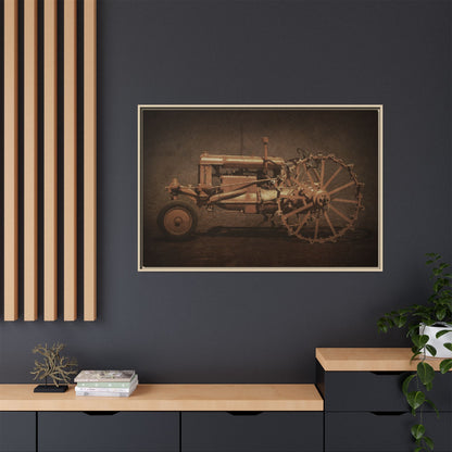 Vintage Ford Fordson Steel Wheel | Wall Art on Framed Canvas
