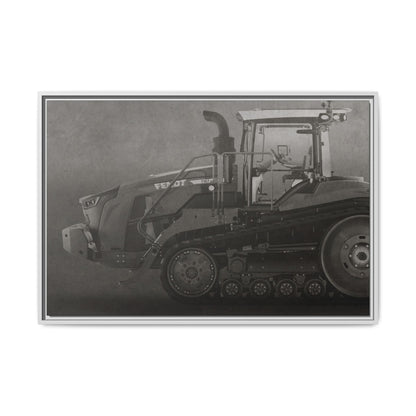 Fendt 110 Track Side View | Framed Photo Wall Art on Canvas