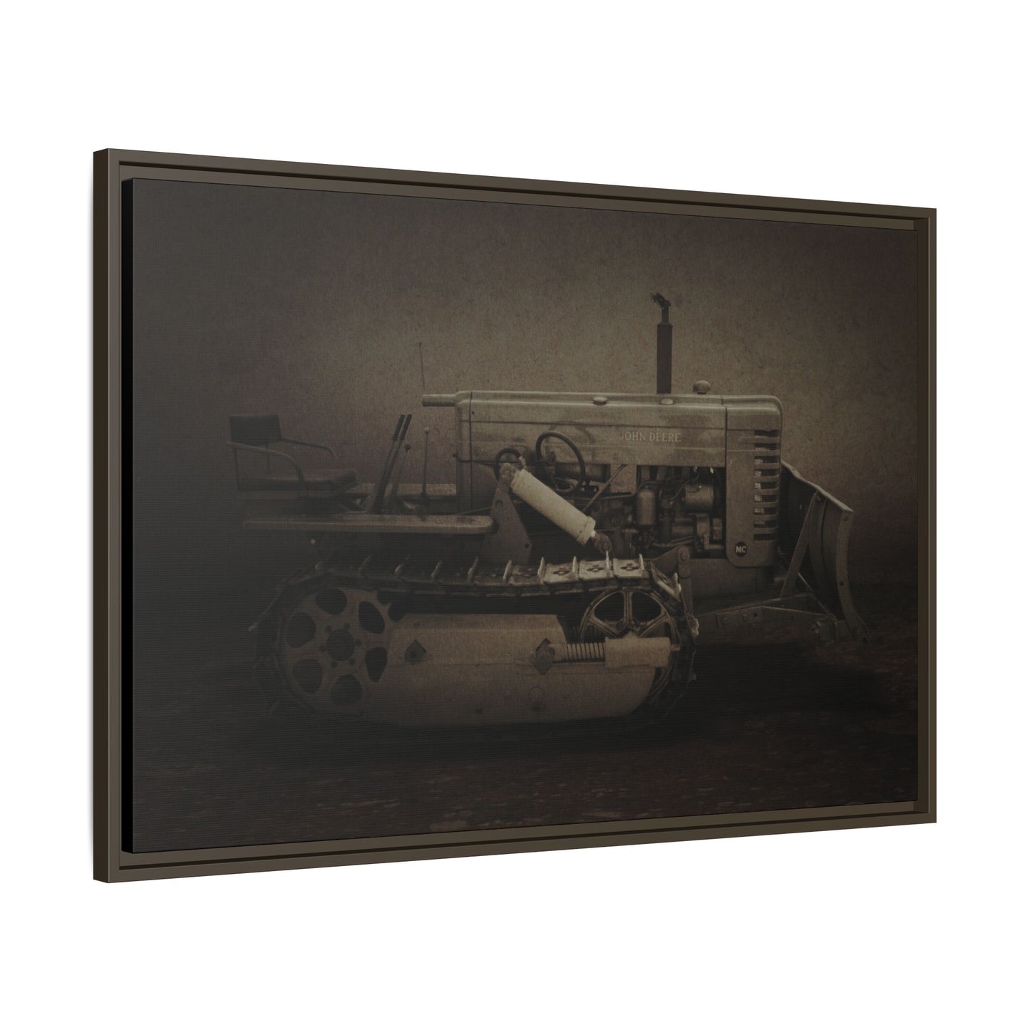 Vintage John Deere MC | Framed Wall Art on Stretched Canvas