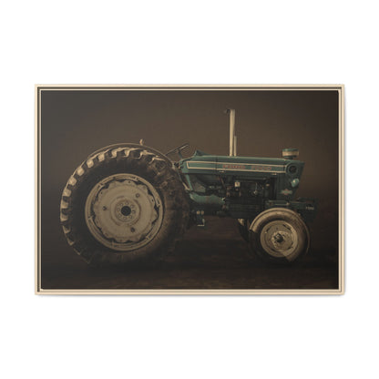 Classic Ford 7000 Tractor Photo Wall Art | Framed Stretched Canvas