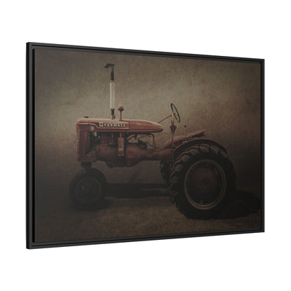 Vintage Farmall Model B Tractor | Framed Wall Art on Stretched Canvas
