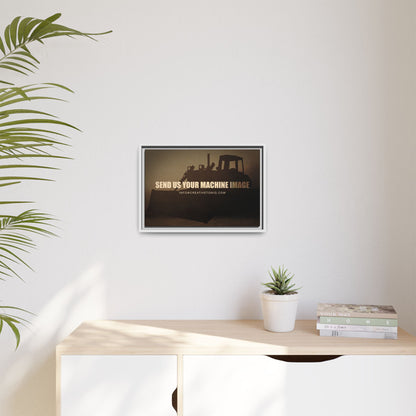 Personalized Machine Art | Framed Photo Wall Art on Canvas