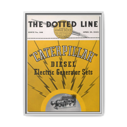 Electric Diesel Generator Sets | Matte Canvas Framed Wall Art