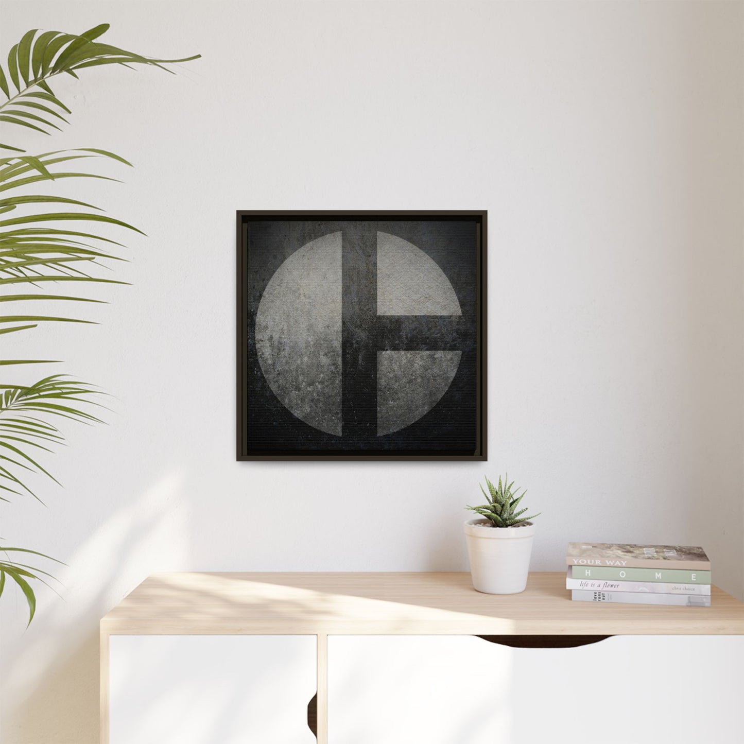 C Moon  | Framed Wall Art on Stretched Canvas