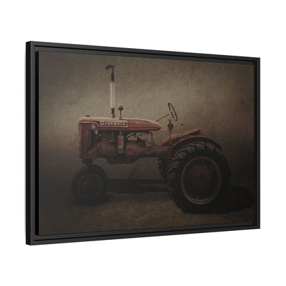 Vintage Farmall Model B Tractor | Framed Wall Art on Stretched Canvas
