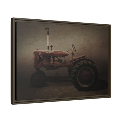 Vintage Farmall Model B Tractor | Framed Wall Art on Stretched Canvas
