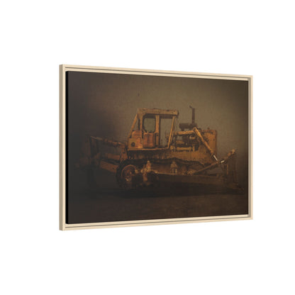 Classic D8 Dozer | Framed Wall Art on Stretched Canvas