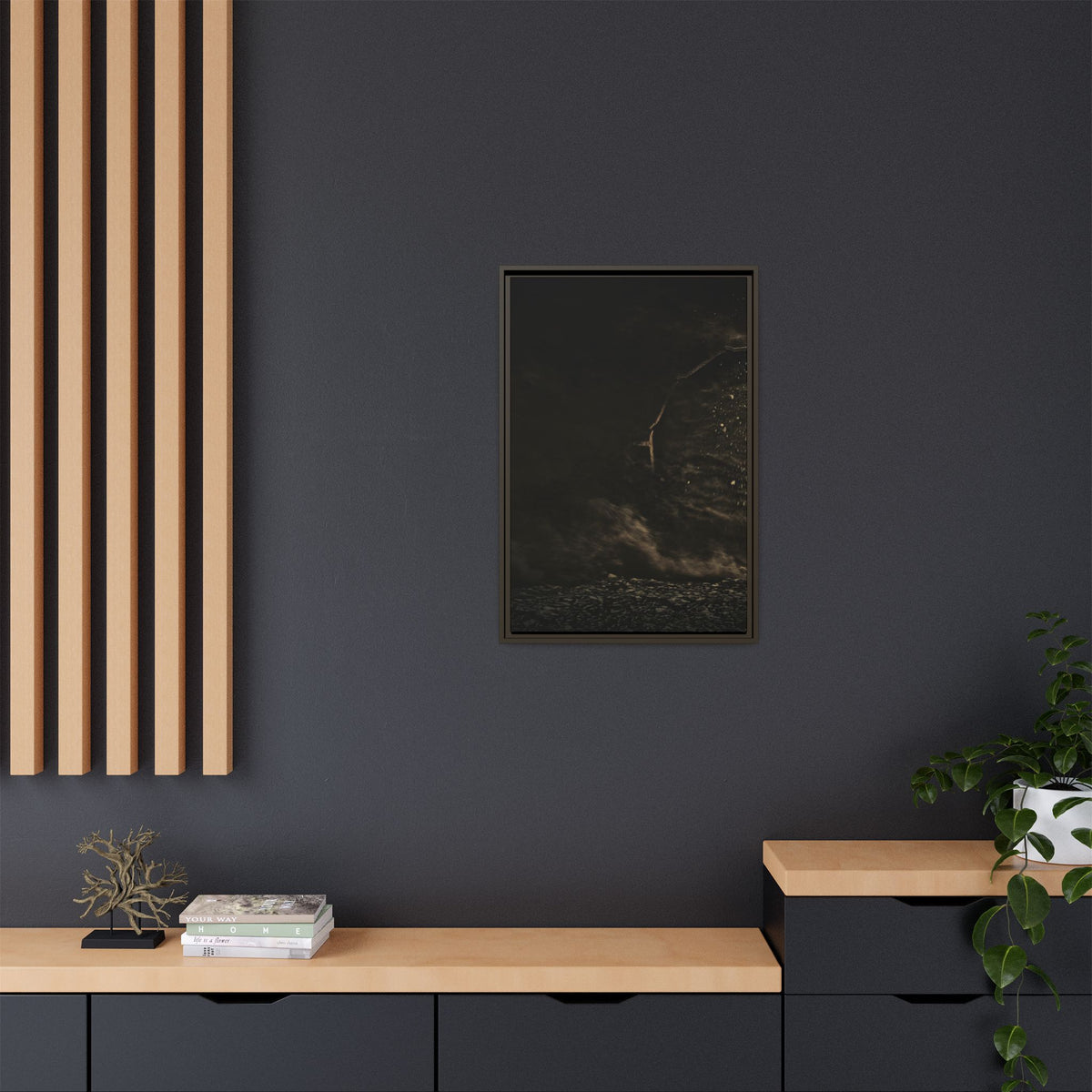 Dramatic Undercarriage | FRAMED | Left Panel