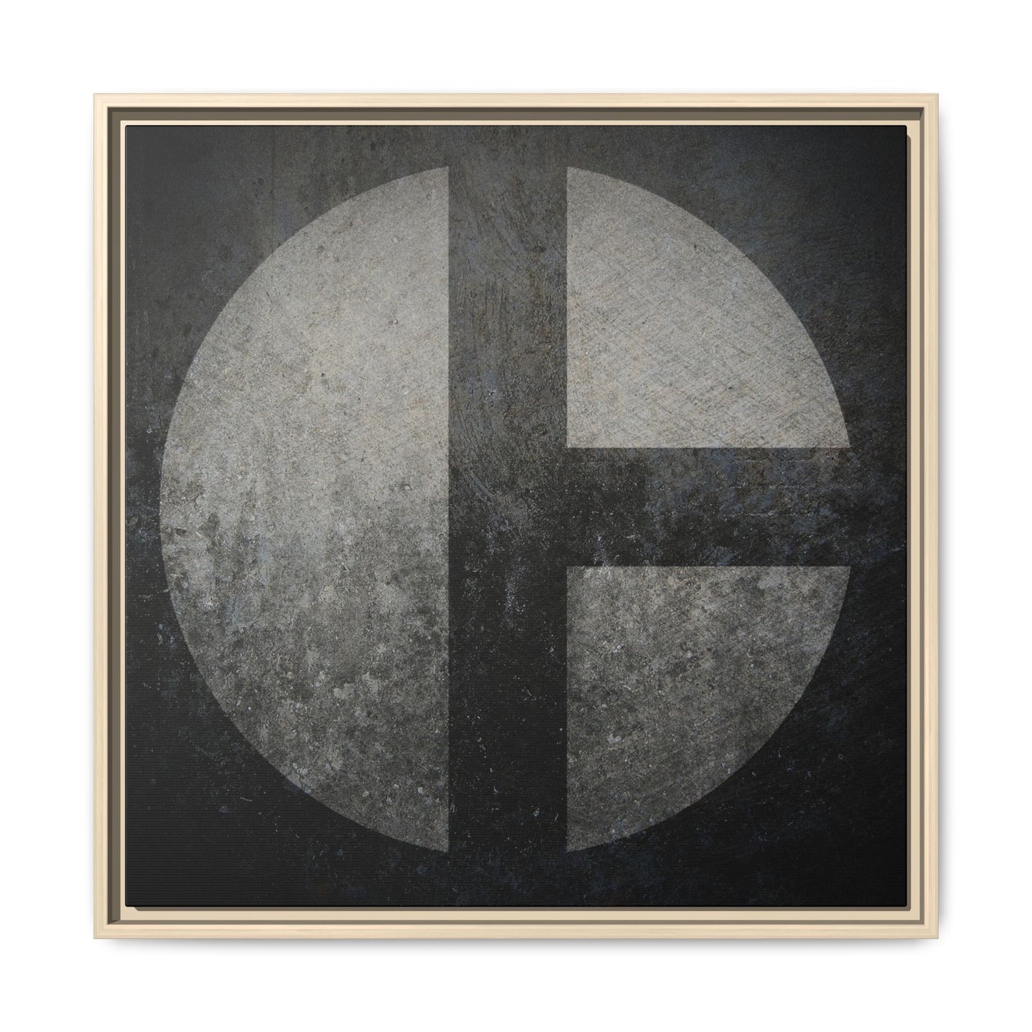 C Moon  | Framed Wall Art on Stretched Canvas