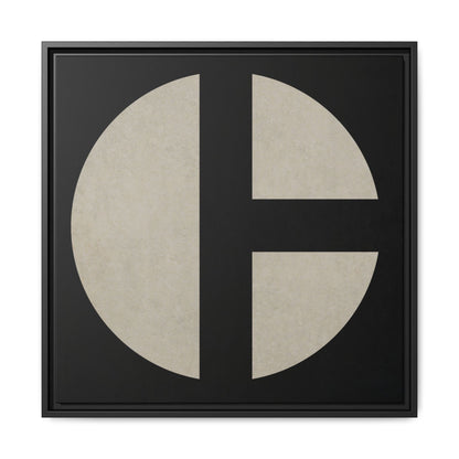 C Moon - CLEAN  | Framed Wall Art on Stretched Canvas