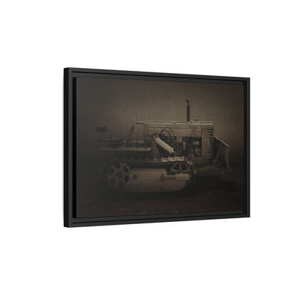 Vintage John Deere MC | Framed Wall Art on Stretched Canvas