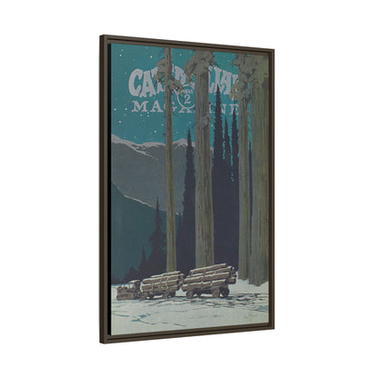 Big Yellow Magazine Issue 2 - Vintage Wall Art on Framed Canvas