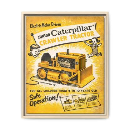 Junior Crawler Vintage Advertisement Art | Framed Wall Art on Canvas
