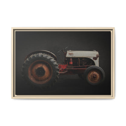 Vintage Ford 8N Tractor Photo Wall Art on Canvas