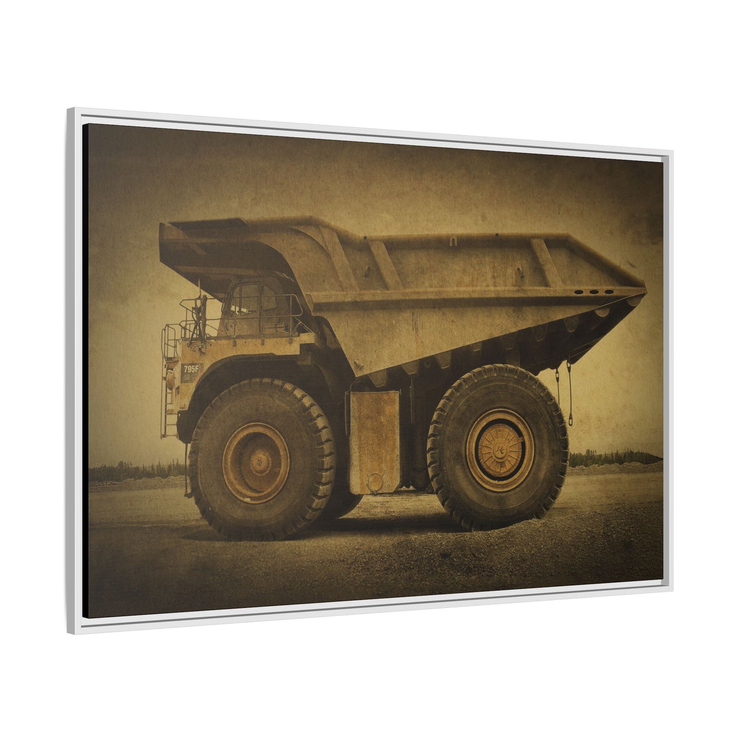 Big Wheel 795 Hauler Photo Art on Framed Canvas