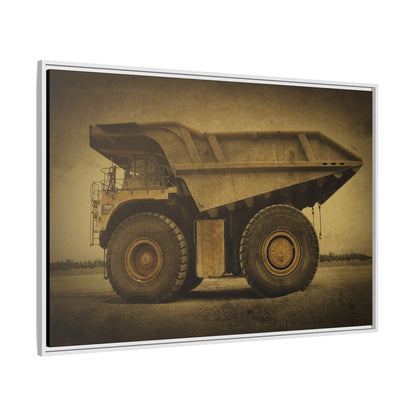 Big Wheel 795 Hauler Photo Art on Framed Canvas